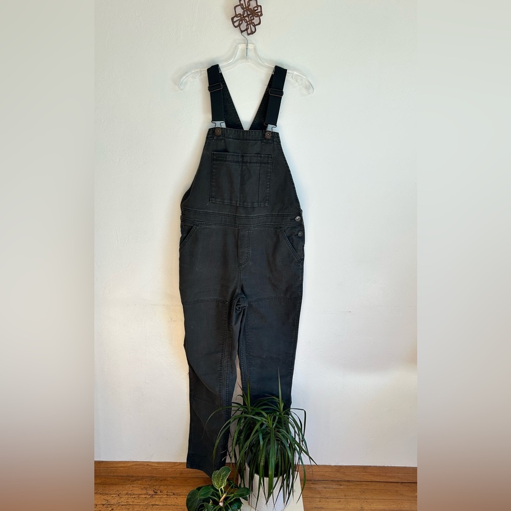 REI Dark sage green overalls sz. 6